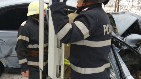 Accident rutier pe drumul spre Poiana Braşov!