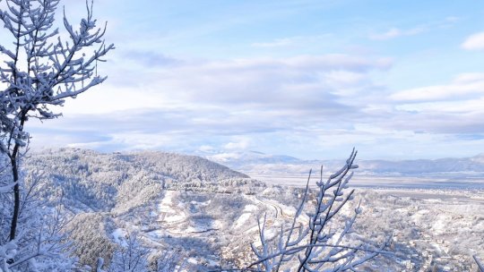 Peisaje superbe surprinse de pe muntele brașovenilor