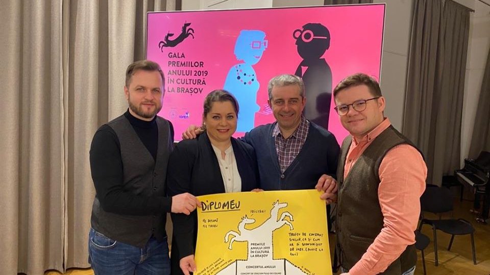 Cvintetul vocal "Anatoly" premiat cu unul dintre Premiile Anului 2019 în Cultură