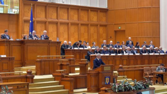 Ședinţa comună pentru învestirea Cabinetului Câţu, astăzi, la Parlament