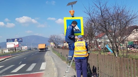 Mai multe indicatoare rutiere în Ghimbav