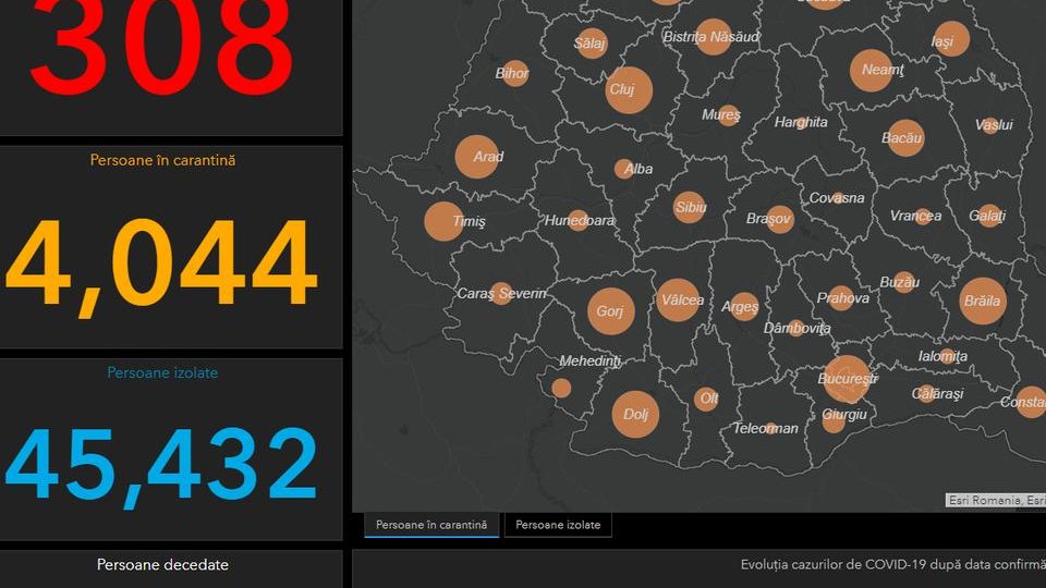 83 de brașoveni sunt în carantină și 904 autoizolați
