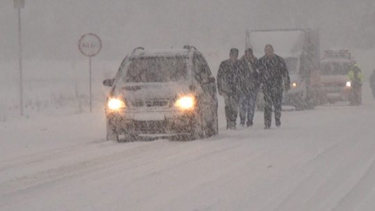 Cod galben de ninsori și viscol, din această seară