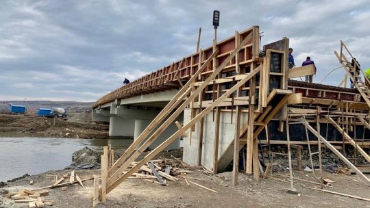 Podurile de la Hălmeag și Crihalma vor fi inaugurate în luna mai