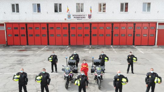Două motociclete de intervenție urbană au intrat în dotarea ISU Brașov