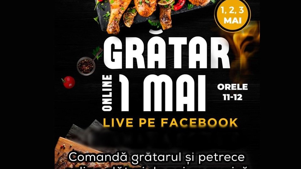 Braşovenii pot petrece ziua de 1 Mai la un grătar virtual