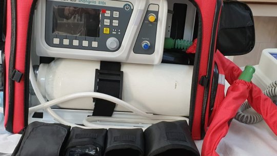 O parte din aparatura medicală, cumpărată de Fundația Comunitară, a ajuns la Spitalul Făgăraș