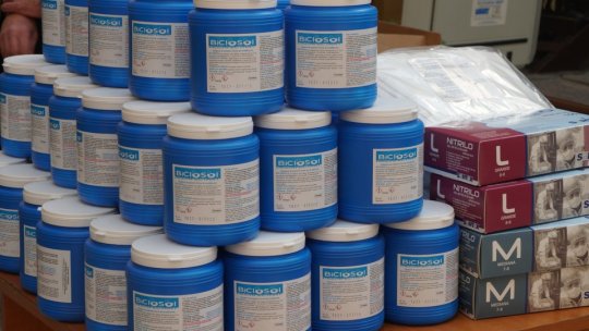 Primăria Brașov așteaptă să vadă dacă mai distribuie sau nu substanțe pentru dezinfecția scărilor și în starea de alertă