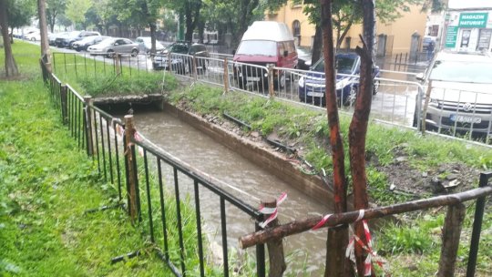 Canalul Timiș, din strada Castanilor, acoperit. Proiectul promenadei din zonă s-a oprit