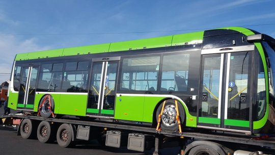 A ajuns la Brașov și primul autobuz electric