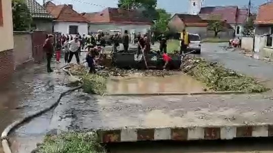 VIDEO. Ploaia abundentă din ultimele ore a făcut ravagii în județ