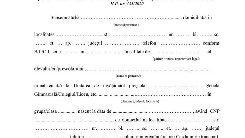 Cum pot obține elevii cardurile pentru mijloacele de transport în comun, cu care vor merge gratis cu autobuzele RAT
