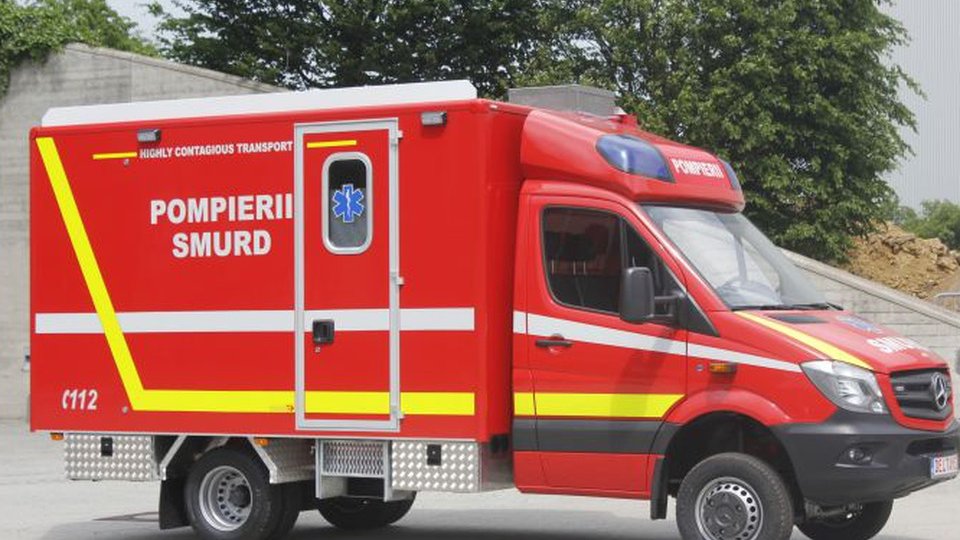 Ambulanța specială cumpărată de municipalitate, așteptată la Brașov luna viitoare