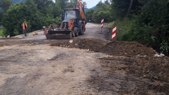 DN 73A a fost redeschis circulației, parțial, între Predeal și Râșnov