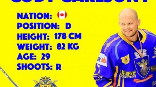 Cody Carlson, al treilea sezon alături de "lupi"