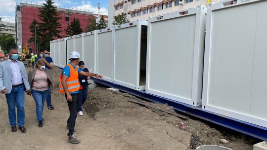Spitalul modular de la Brașov ar putea fi gata în 6 săptămâni