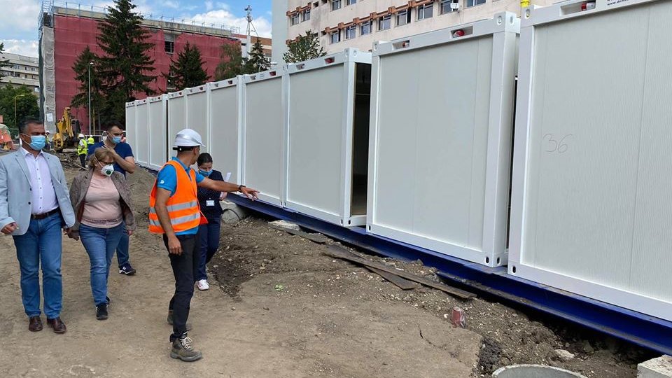 Spitalul modular de la Brașov ar putea fi gata în 6 săptămâni