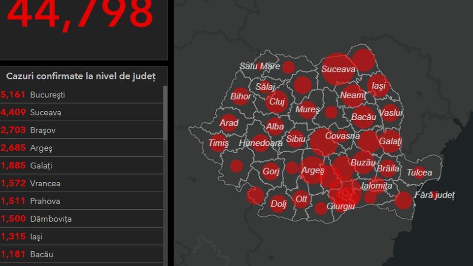 Brașovul a depășit plafonul de 2.700 la infectările cu Covid-19