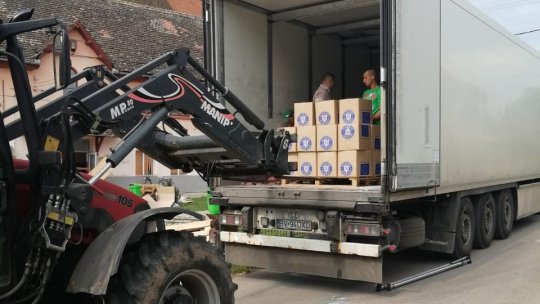 Peste 24.000 de pachete cu ajutoare alimentare au fost distribuite de Prefectura Brașov primăriilor din județ