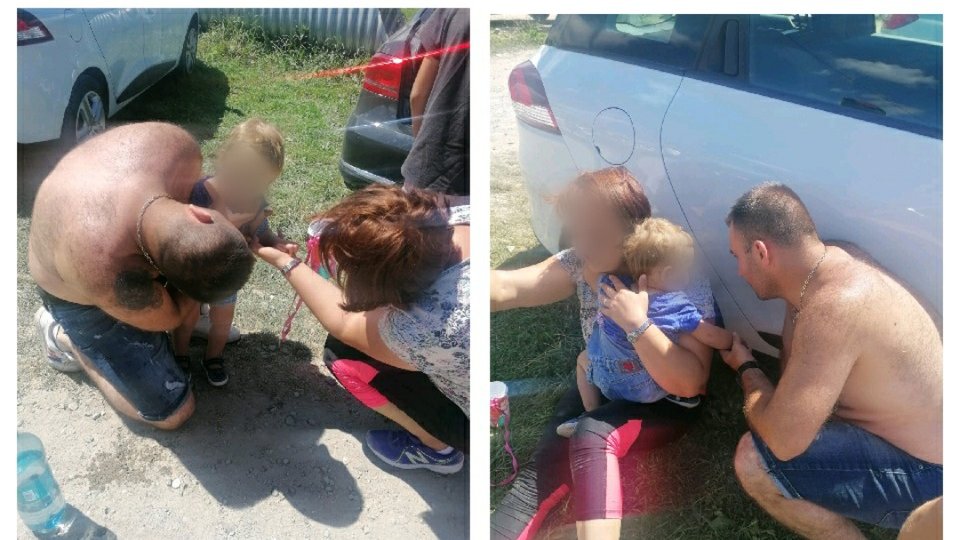 Copil salvat de un jandarm, la Cascada Urlătoarea