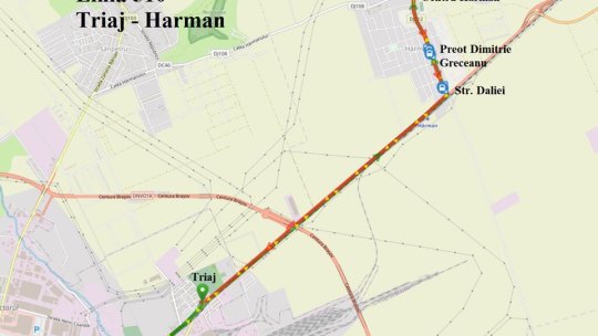 De luni, autobuzul RAT pleacă și din Hărman, și Sânpetru