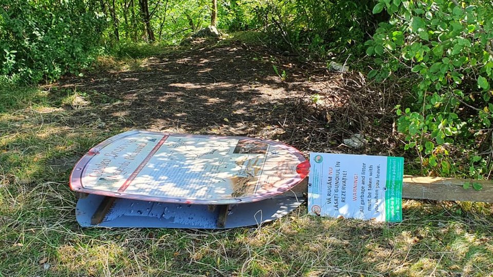 Gunoaiele "de pandemie" - Pe Tâmpa se aruncă acum și măști de protecție