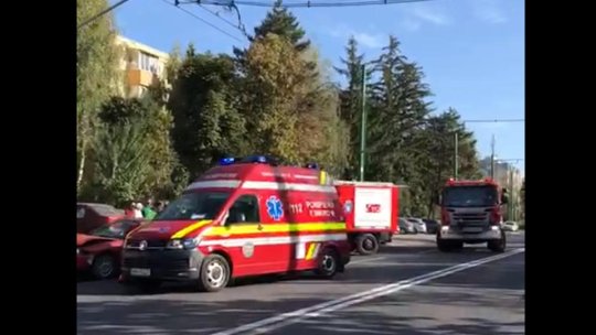 Accident pe strada Hărmanului " 2 persoane rănite - una în stare gravă