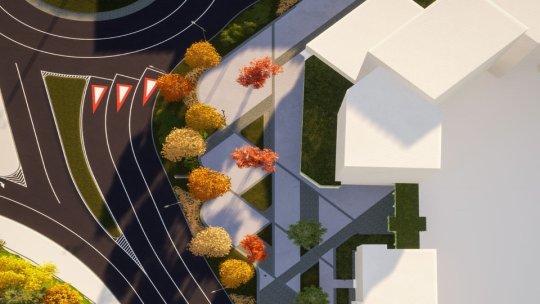Un nou spațiu public mai verde și mai prietenos, la intersecția dintre Calea București și strada Carpaților