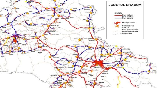 Drumuri județene din Brașov, modernizate cu finanțare prin programul de investiții "Anghel Saligny"