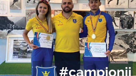 Mihaela Hogaș și Cosmin Nedelea, campioni naționali la patinaj viteză sprint
