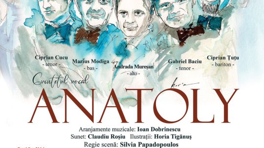 O "Călătorie sentimentală", în această seară, cu Cvintetul Anataloy