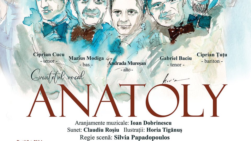 O "Călătorie sentimentală", în această seară, cu Cvintetul Anataloy