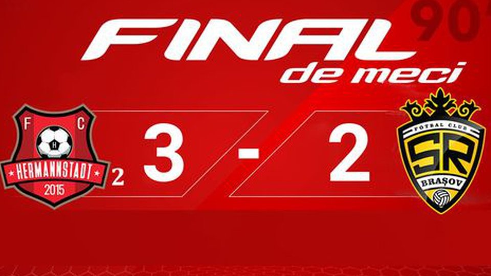 SR Brașov, înfrângere în deplasare cu Hermannstadt II