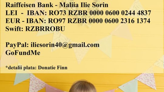 AUDIO. Un copilaș de numai 3 ani din Codlea are nevoie, urgent, de ajutorul nostru