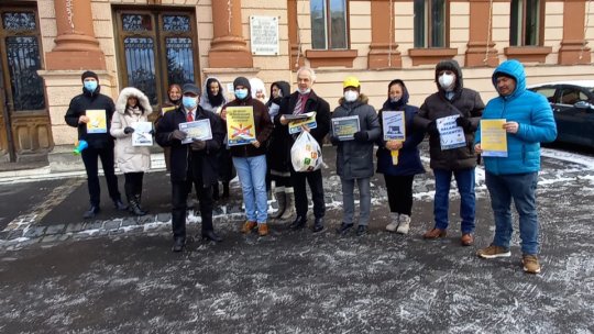 Doar 15 persoane au participat la protestul salariaților din Educație, la Brașov