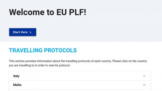 România va introduce formularul de localizare a pasagerului