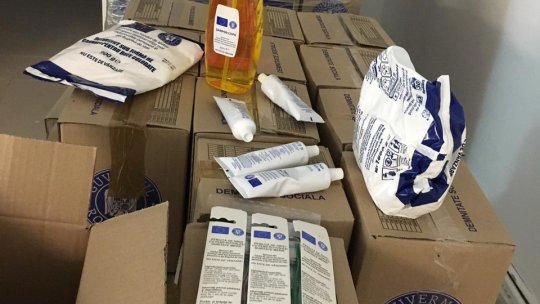 De vineri se distribuie pachete cu produse de igienă, din programul de ajutor european