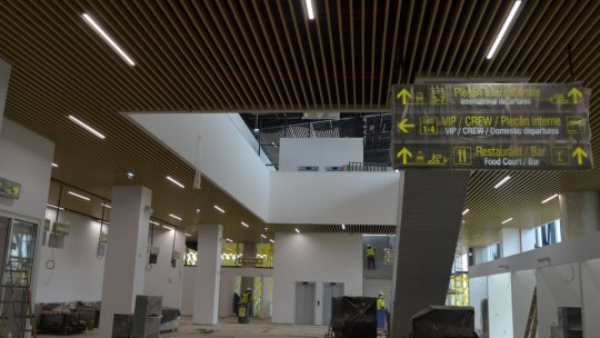 Terminalul Aeroportul de la Brașov, în stadiul de retușuri finale și igienizare