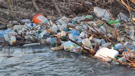 Albia Ghimbășelului, plină de gunoaie