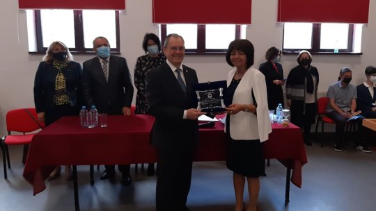 Dublă sărbătoare la Colegiul Național "Grigore Moisil". 40 de ani de la zborul singurului român în spațiu, Dumitru Prunariu