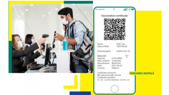 România este pregătită să introducă certificatul verde de vaccinare