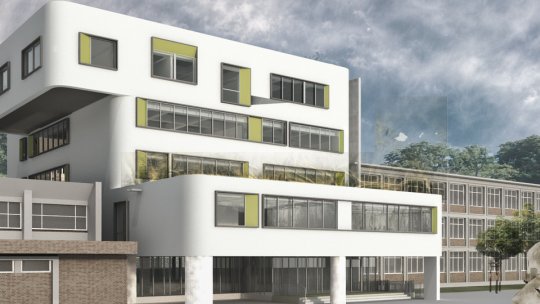 Colegiul Național "Dr. Ioan Meșotă" este în scenariul 2 pentru că nu au fost recepționate lucrările la corpul vechi