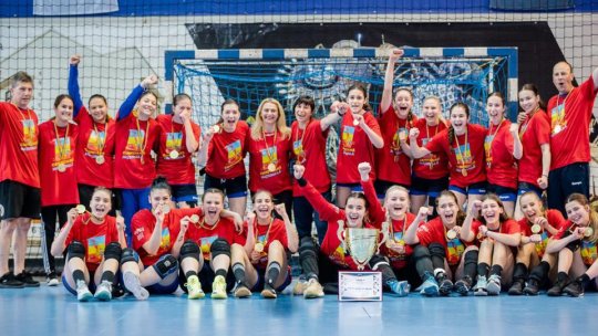 Corona Brașov a câștigat titlul național la junioare 1 la handbal
