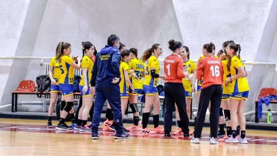 Înfrângere pentru junioarele 2 ale Coronei, la handbal, în cadrul Turneului Final de la Baia Mare