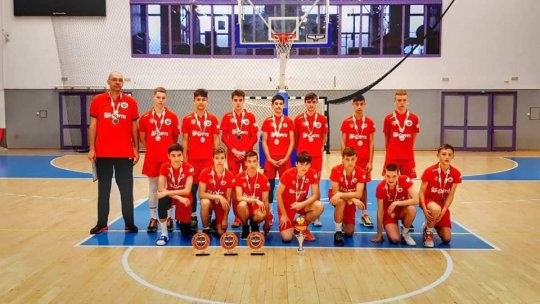 Echipa de baschet U14 a ACS Transilvania Braşov este vicecampioană naţională