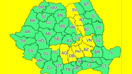 Zona montană a județului Brașov, sub cod galben de vijelii