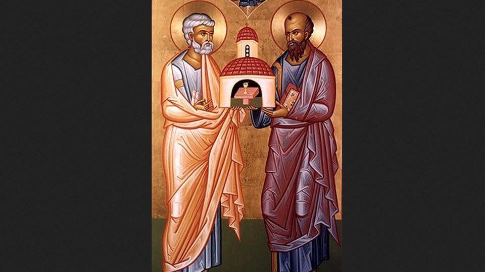 Creştinii ortodocşi şi catolici îi cinstesc astăzi pe Sfinţii Apostoli Petru şi Pavel