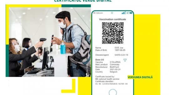 Certificatul digital Covid va putea fi descărcat de pe internet de la 1 iulie. Care sunt avantajele