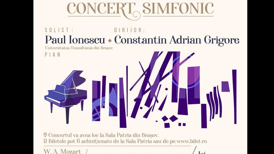 W.A. Mozart și Charles Gounod, joi, la Filarmonică