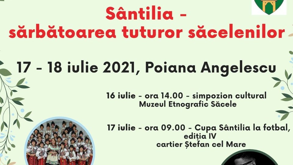 Sântilia revine la Săcele, în weekend
